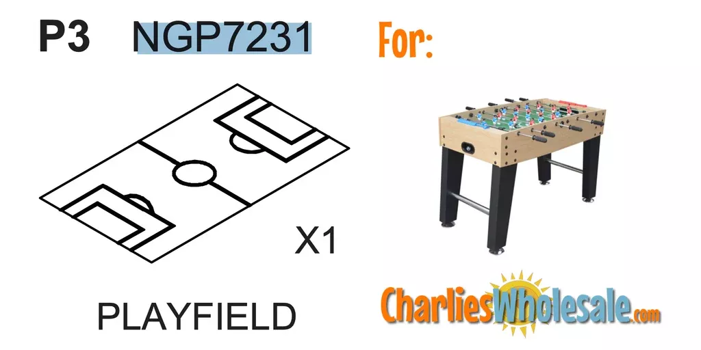 Replacement Part NGP7231 Playfield