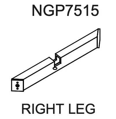 Replacement Part NGP7515 Right Leg