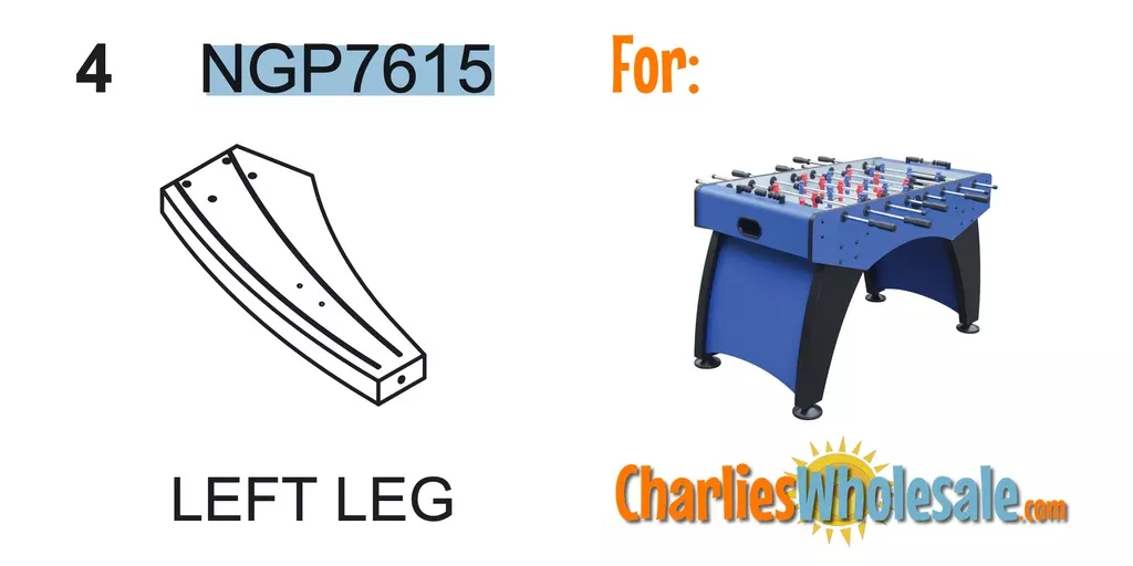 Replacement Part NGP7615 Left Leg