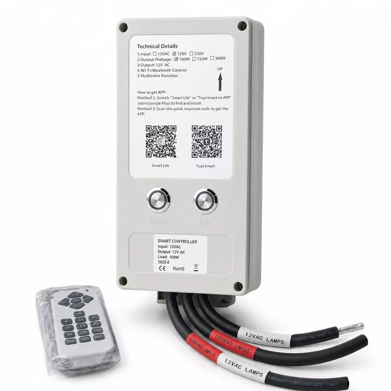 Smart WiFi Pool Light Transformer & Controller | App, Voice & Remote Control