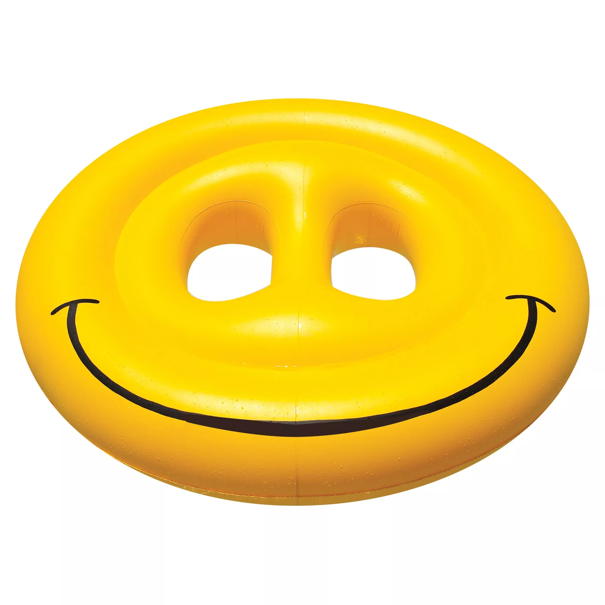 Smiley Face Pool Island Float | 70" | Novelty Inflatable