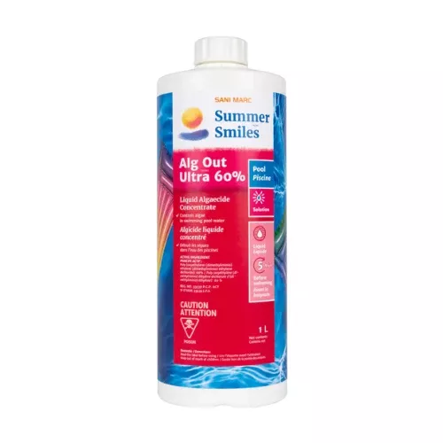 Summer Smiles Alg Out Ultra 60% 1L – Concentrated Liquid Pool Algaecide