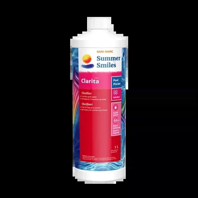 Summer Smiles Clarita 1L – Fast-Acting Pool Water Clarifier