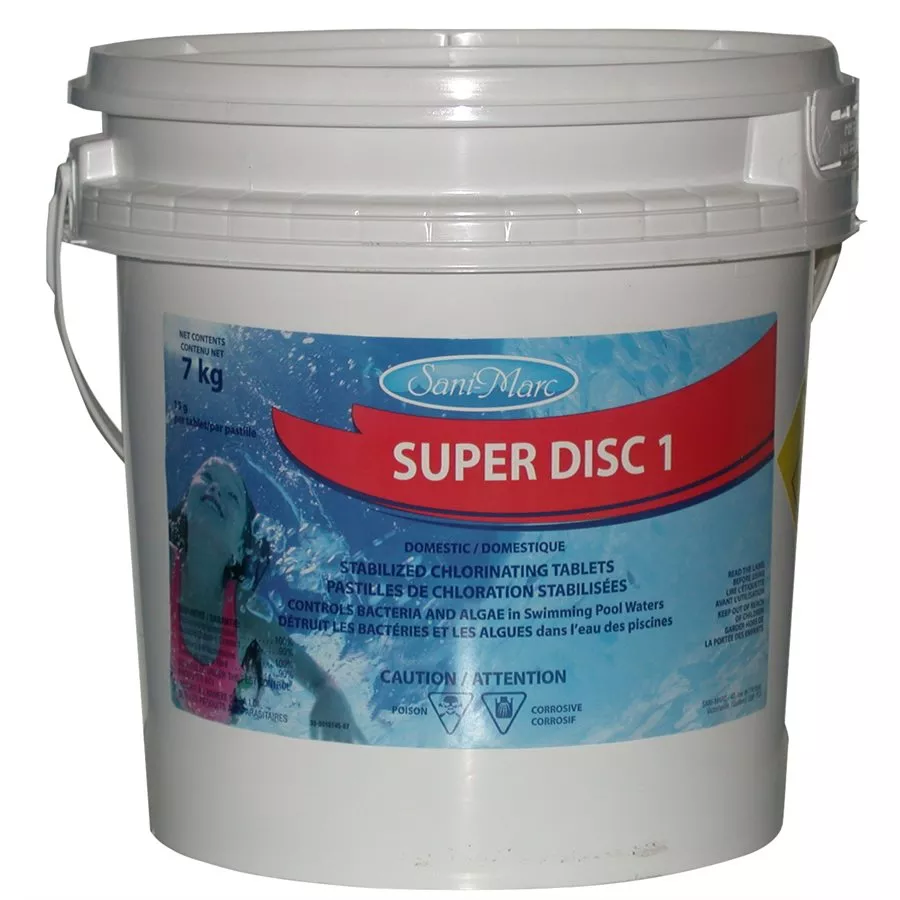 Super Disc 1-Stabilized Mini Chlorine Tablets (15g)-7kg