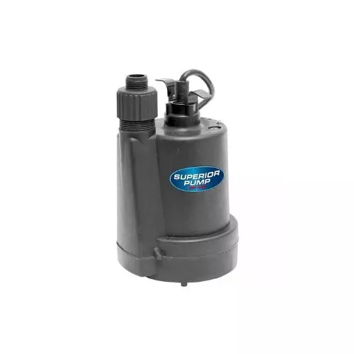 Superior Submersible Utility Sump Pump – 1/5 HP with 25ft Cord