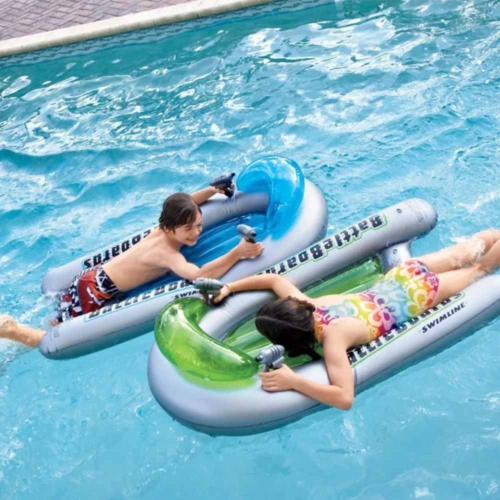 Swimline’s Inflatable Battle Board Squirter Set