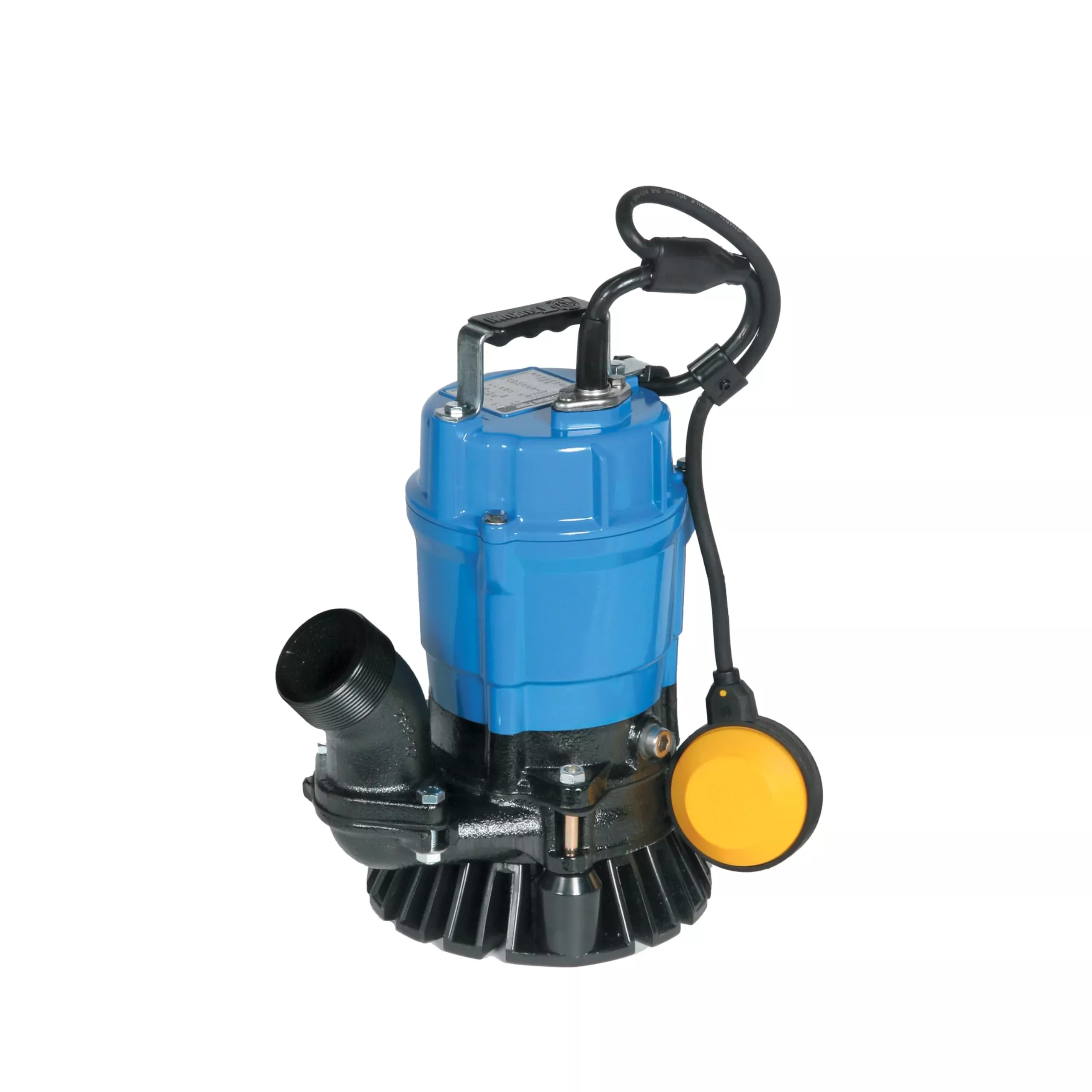 Tsurumi Pump HSZ2.4S Submersible Trash Pump with Float Switch 1/2 HP 115V 2" Discharge for Sand and Solids Dewatering | 53 GPM / 3180 GPH
