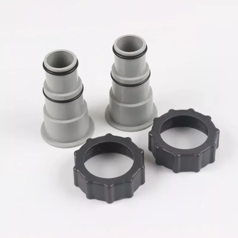 Universal Hose Adapter | Intex Locking Nut to 1-1/4" & 1-1/2" | 2-Pack