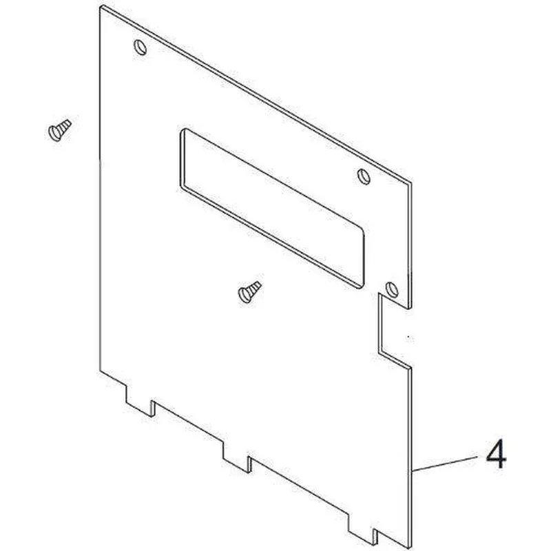 Zodiac R0466900 Faceplate with Service Controller Knockout Replacement for Zodiac Standard Enclosure Power Center